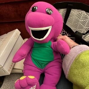 Purple Dinosaur Plush Toy